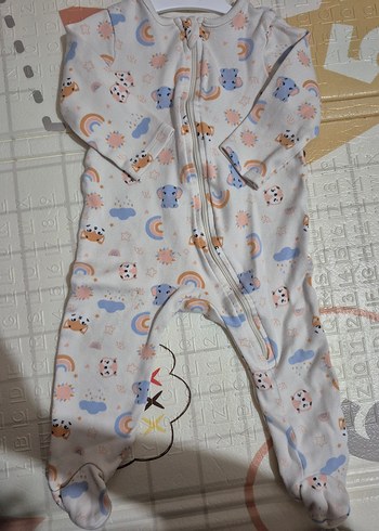 Çocuklar için Pastel Renkli Baskılı Uyku Tulumu - Görsel 2