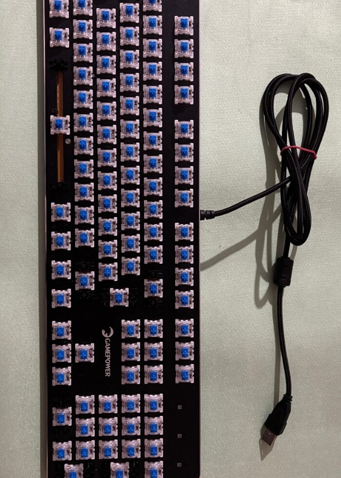 GAMEPOWER OGRE RGB BLUE SWITCH - Görsel 4