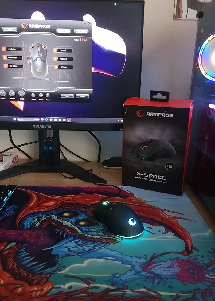 Rampage X-Space Rgb Mouse - Görsel 3
