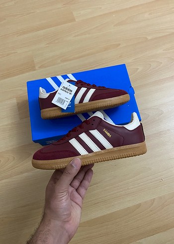 37 Beden bordo Renk ADİDAS SAMBA MODERN VE ŞIK
