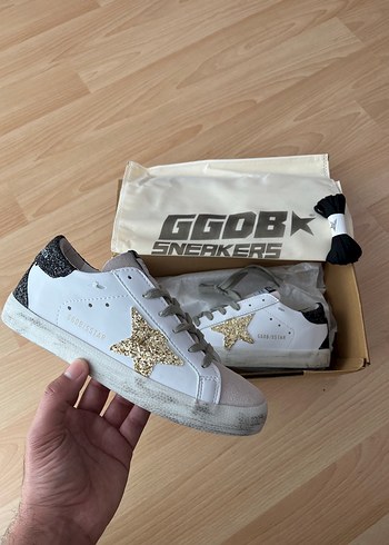 Golden Goose Deluxe Golden Goose Beyaz Sneaker