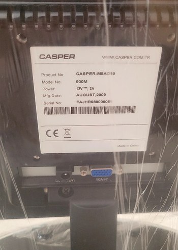 Casper Gri Monitör - Görsel 5