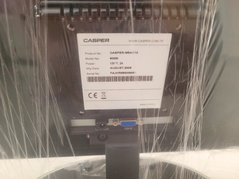 Casper Gri Monitör - Görsel 5