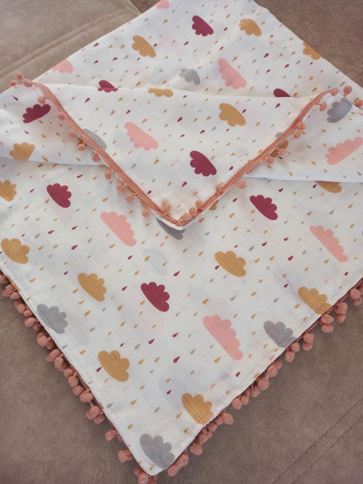 Pamuklu Çok Renkli Çocuk Battaniyesi - Görsel 2