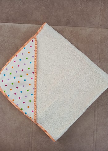 Renkli İşlemeli Çocuk banyo havlusu. - Görsel 2