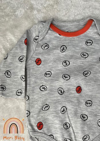 Uzun Kollu Renkli Bebek Body 2li Body - Görsel 2