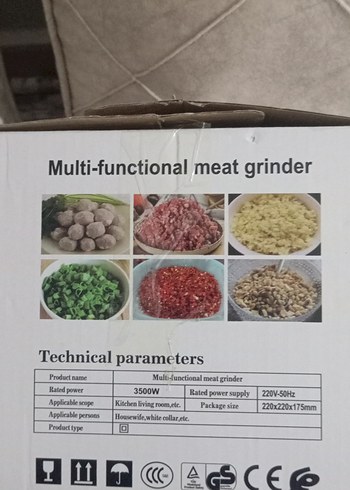 Luxbosch 3500W Çok Fonksiyonlu Et Öğütücü 5L - Görsel 3