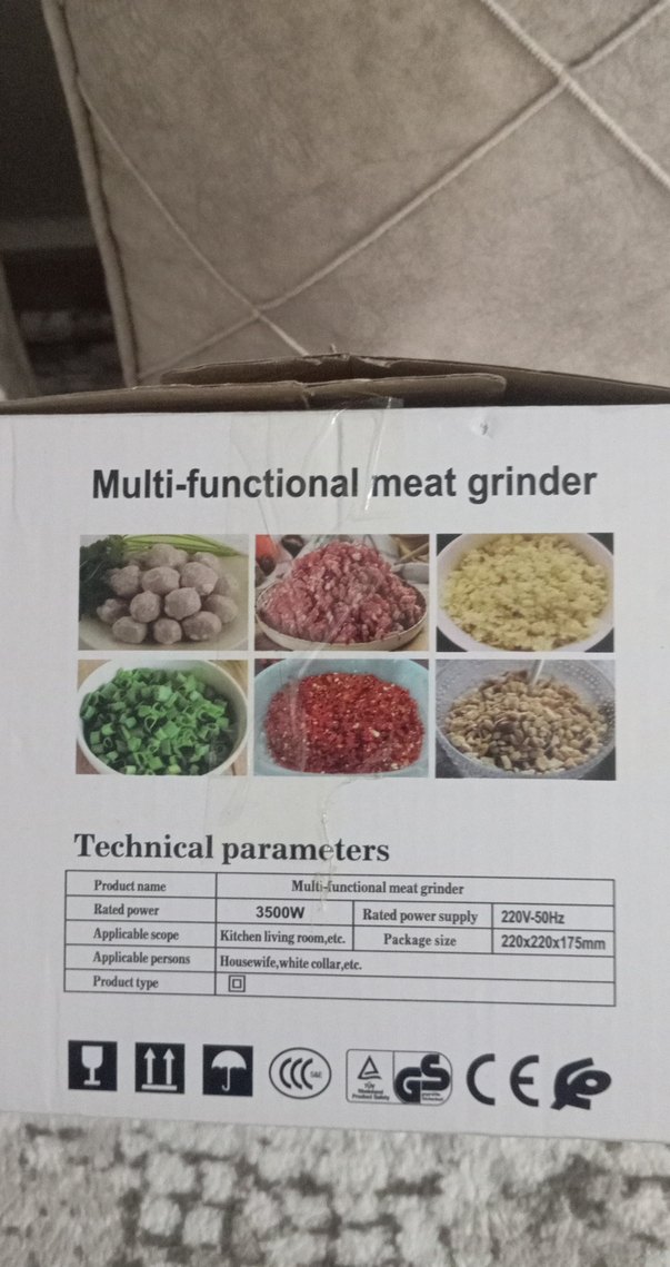 Luxbosch 3500W Çok Fonksiyonlu Et Öğütücü 5L - Görsel 3