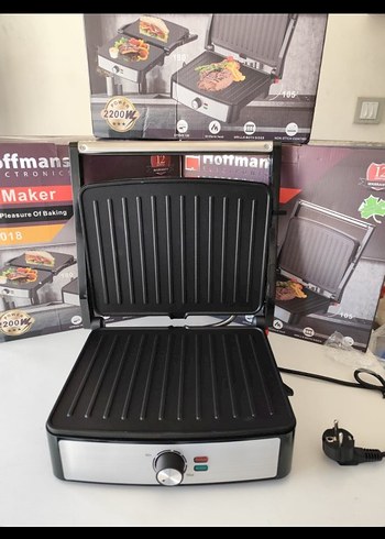 2200W Kahverengi Tost ve Sandviç Makinesi