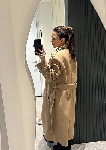 38 Beden camel Renk kaşmir bej kaban