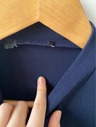 s Beden Lacivert crop