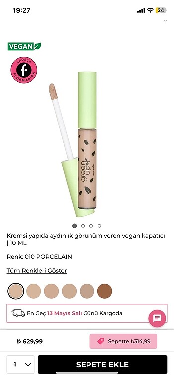 Flormar kapatıcı