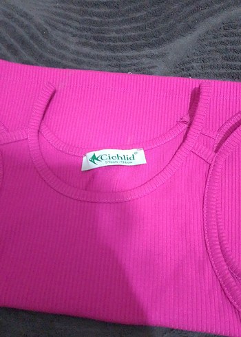 Kız Çocuk Pembe Askılı Basic Atlet - Görsel 7