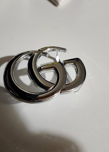 Kadın Parlak Gri Metal Tokalı Kemer - Görsel 6