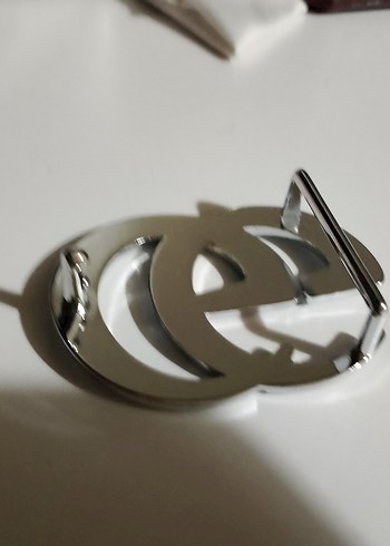 Kadın Parlak Gri Metal Tokalı Kemer - Görsel 7