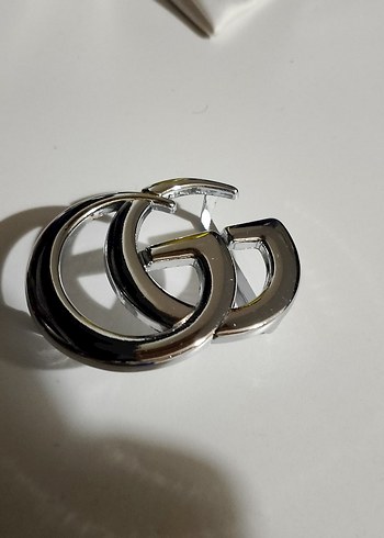 Kadın Parlak Gri Metal Tokalı Kemer - Görsel 5