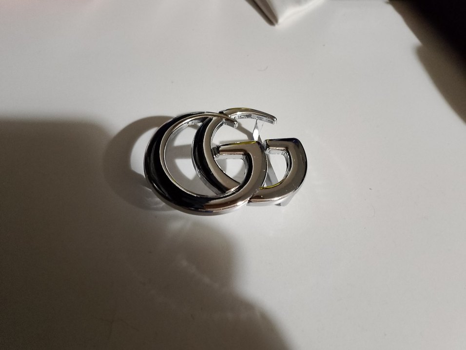 Kadın Parlak Gri Metal Tokalı Kemer - Görsel 4