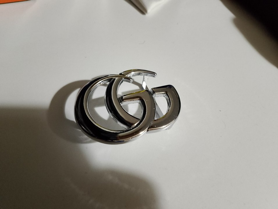 Kadın Parlak Gri Metal Tokalı Kemer - Görsel 5