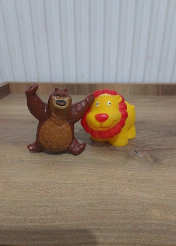 Renkli Ayı ve Aslan Figürleri - Görsel 3