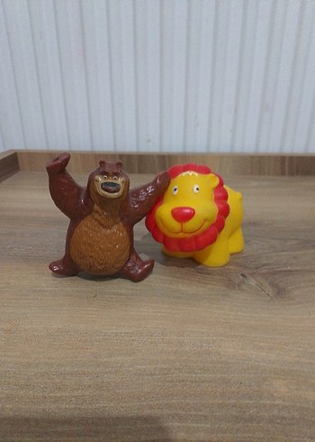 Renkli Ayı ve Aslan Figürleri - Görsel 4