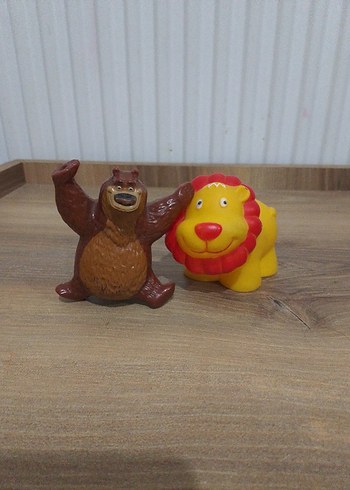 Renkli Ayı ve Aslan Figürleri - Görsel 6