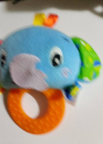 Renkli Fil Diş Kaşıyıcı ve Çıngırak - Görsel 3