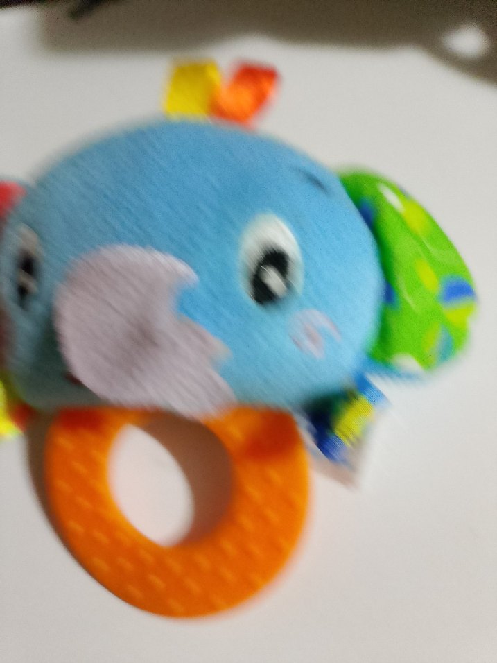 Renkli Fil Diş Kaşıyıcı ve Çıngırak - Görsel 3