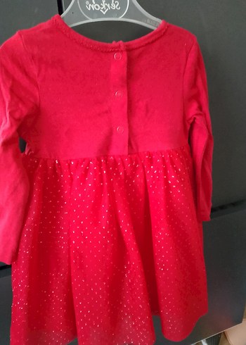 Pembe Uzun Kollu Kız Çocuk Elbise - Görsel 4