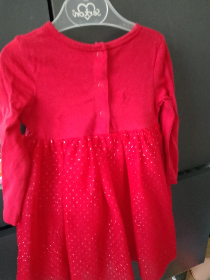 Pembe Uzun Kollu Kız Çocuk Elbise - Görsel 5