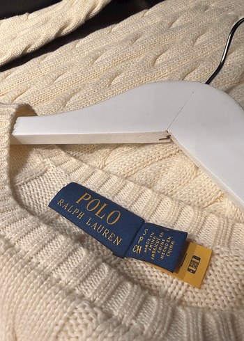Polo Ralph Lauren Ekru Kalin Triko Kazak