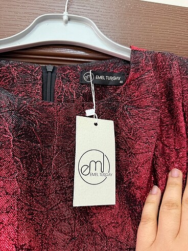 40 Beden Parlak simli kalem abiye