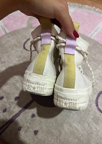 37 Beden beyaz Renk Beyaz Platform Topuklu Street Wear Kadın Spor Ayakkabı