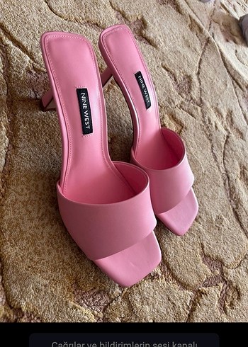 Nine West Pembe Stiletto Topuklu Terlik - Görsel 3