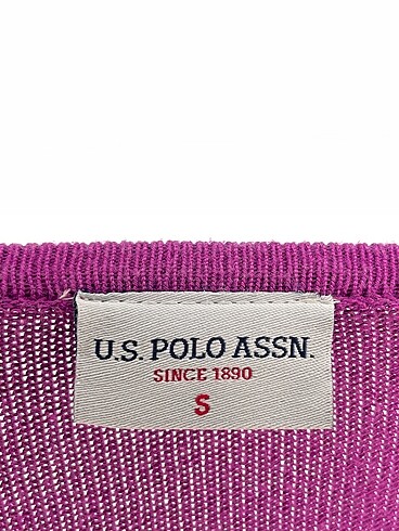 s Beden mor Renk U.S Polo Assn. Hırka %70 İndirimli.