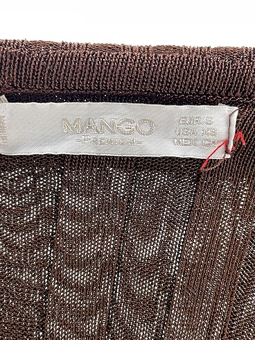 s Beden kahverengi Renk Mango Bluz %70 İndirimli.