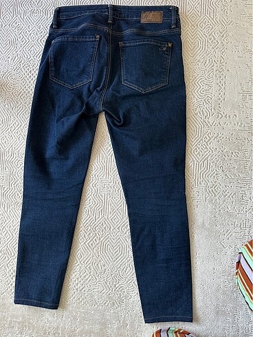 26 Beden lacivert Renk Mavi jeans kot pantolon #beğeni