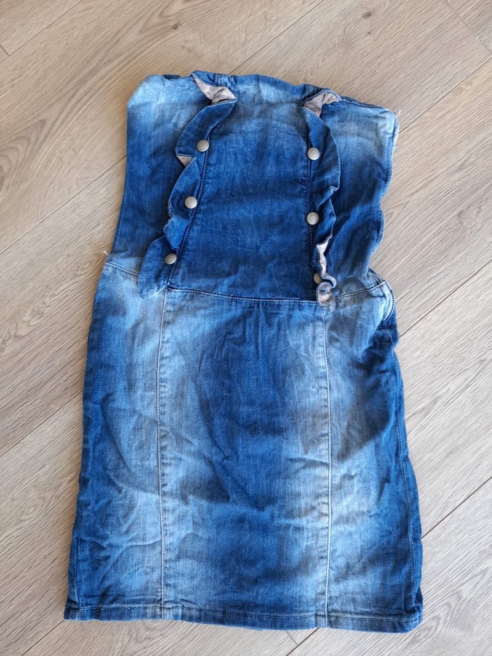 Bershka straplez kot elbise - Görsel 5