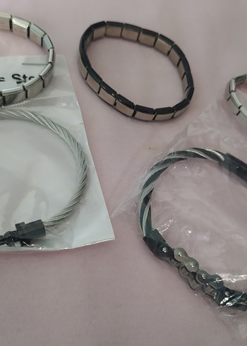 Gri Erkek Biker Bileklik tane 200 isteyin ilan açalım - Görsel 2