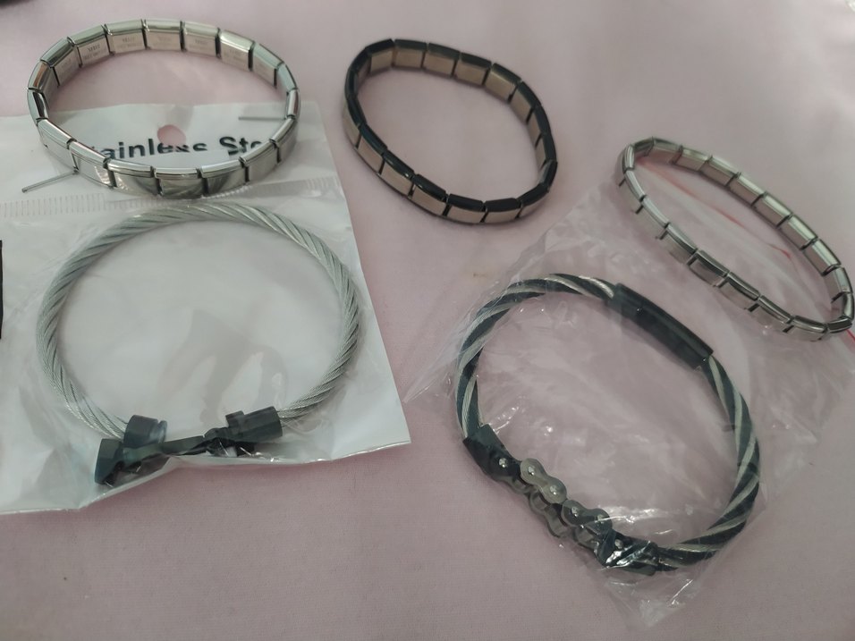 Gri Erkek Biker Bileklik tane 200 isteyin ilan açalım - Görsel 2