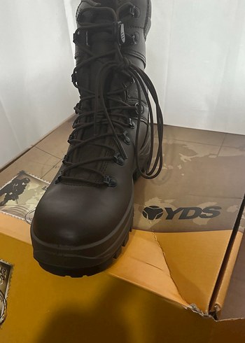 Kahverengi Askeri Lastik Bot yds - Görsel 3