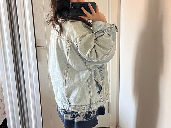 xl Beden mavi Renk Pull and bear kot ceket