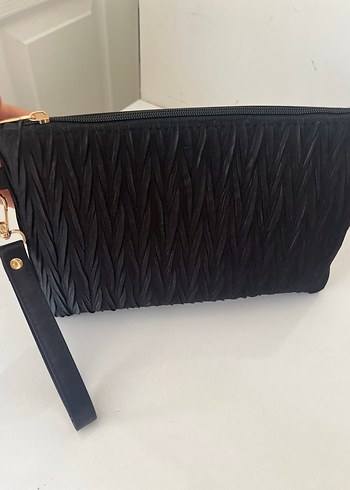 Siyah Kadın clutch çanta