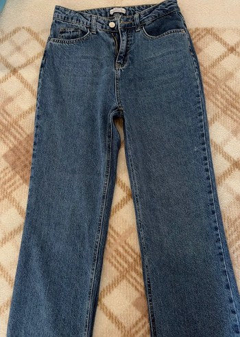 Defacto Koyu Mavi Yuksek Bel Denim Jean