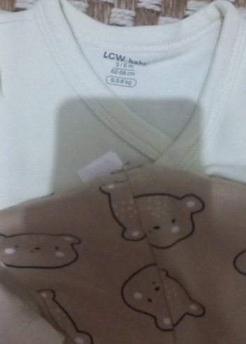 Mavi Örgü Uzun Kollu Bebek Takımı - Görsel 9