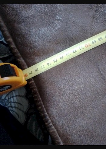 Kahverengi Kürklü Deri Erkek Ceket - Görsel 4