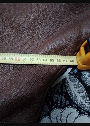 Kahverengi Kürklü Deri Erkek Ceket - Görsel 6