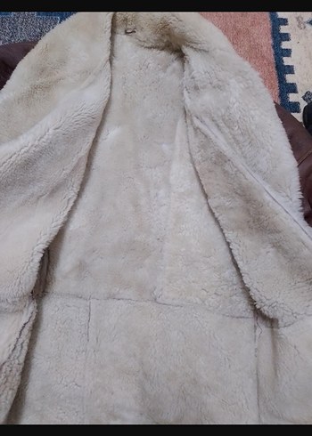 Kahverengi Kürklü Deri Erkek Ceket - Görsel 5