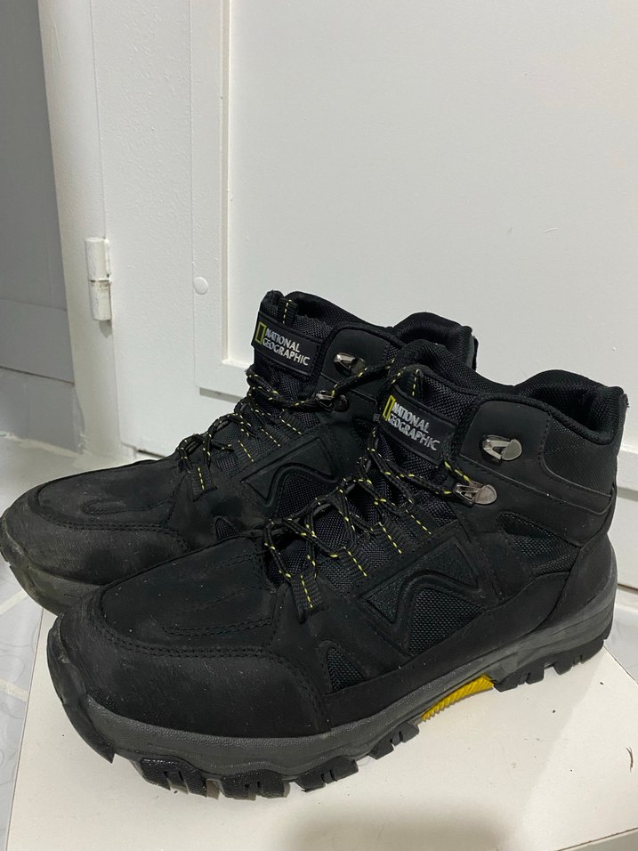 Siyah Erkek Outdoor Street Style Bot - Görsel 4