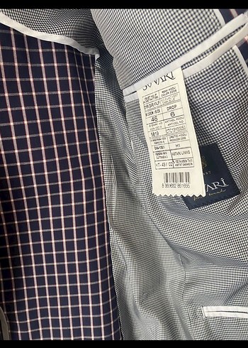 Erkek Gri Ekose Desenli Regular Fit Ceket - Görsel 3