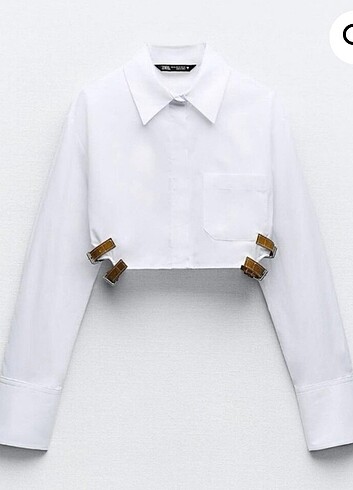 Zara crop gömlek